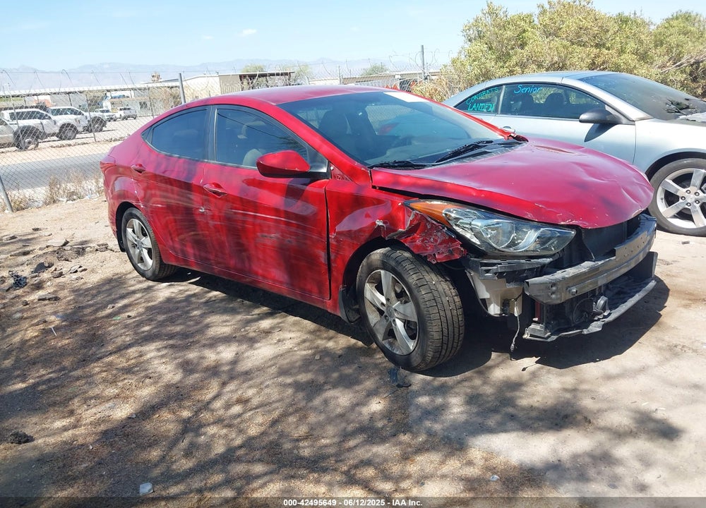 2013 HYUNDAI ELANTRA GLS VIN: KMHDH4AE2DU751302