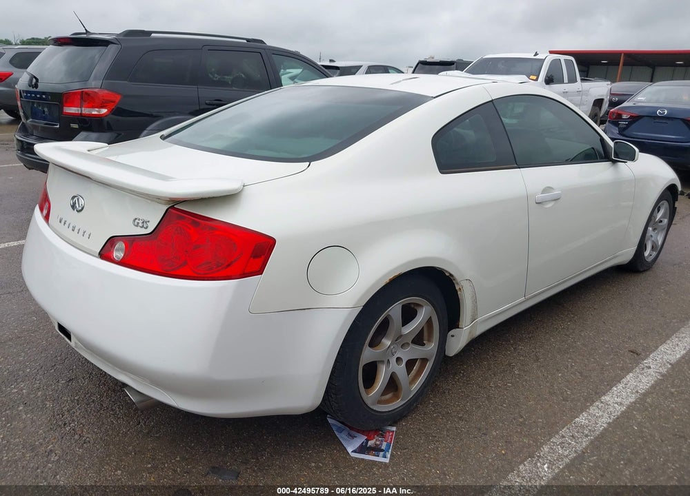2003 INFINITI G35 BASE W/LEATHER VIN: JNKCV54E23M208474