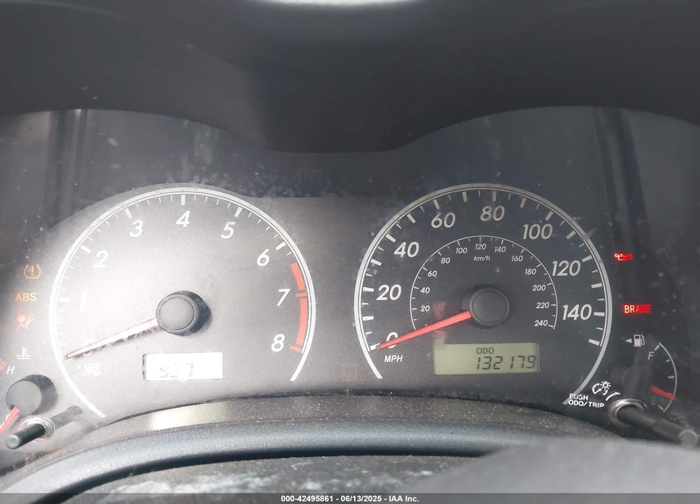 2009 TOYOTA COROLLA VIN: 2T1BU40E89C132586