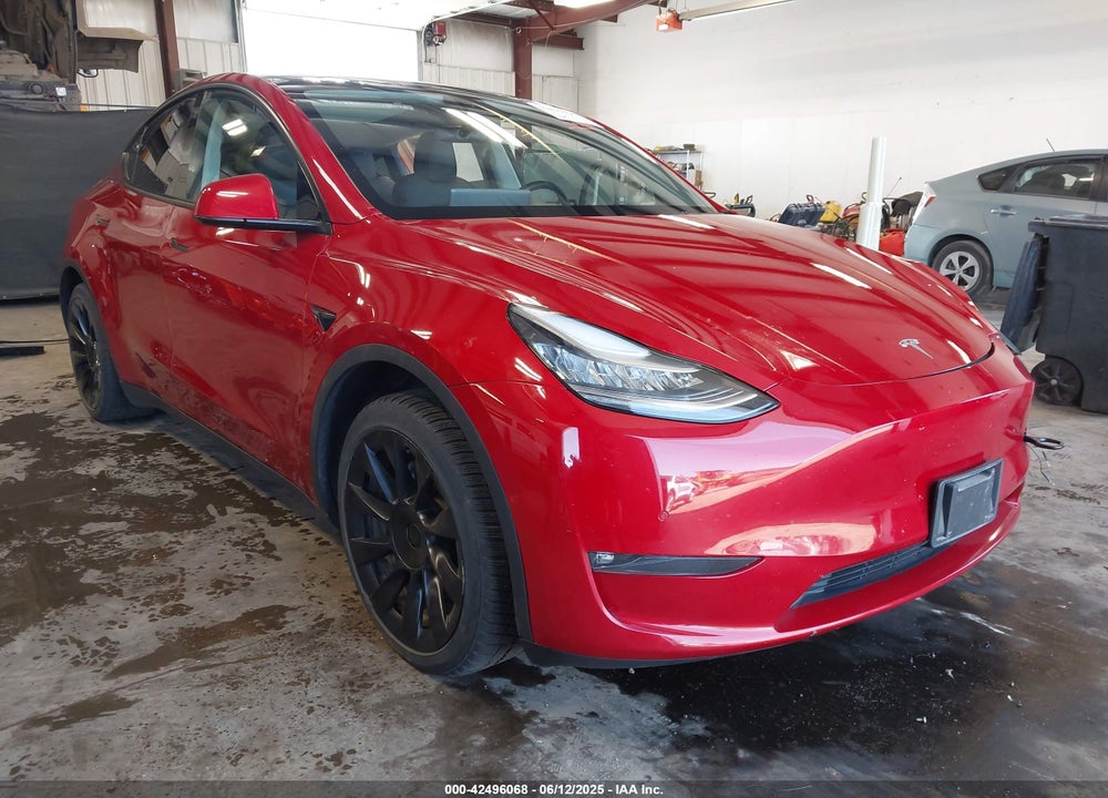 2021 TESLA MODEL Y VIN: 5YJYGAEE7MF125853