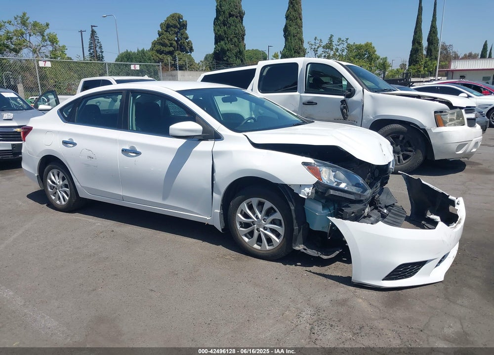 2018 NISSAN SENTRA SV VIN: 3N1AB7APXJL637844