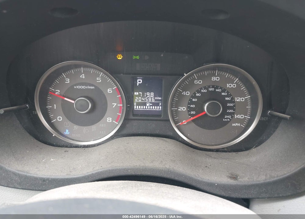 2016 SUBARU FORESTER VIN: JF2SJAGC5GH471618