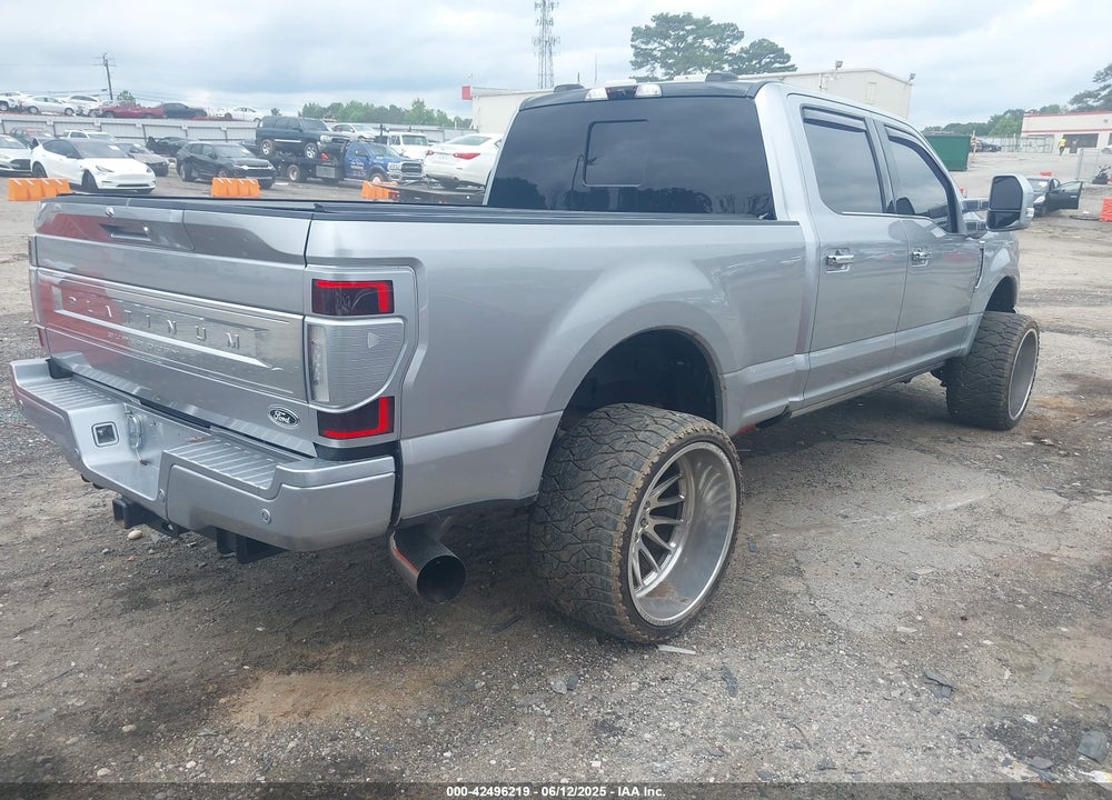 2021 FORD F-250 PLATINUM VIN: 1FT7W2BT5MED66089