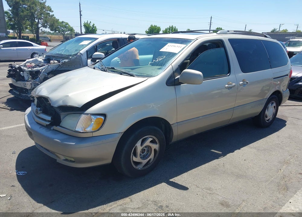 2001 TOYOTA SIENNA XLE VIN: 4T3ZF13CX1U351254