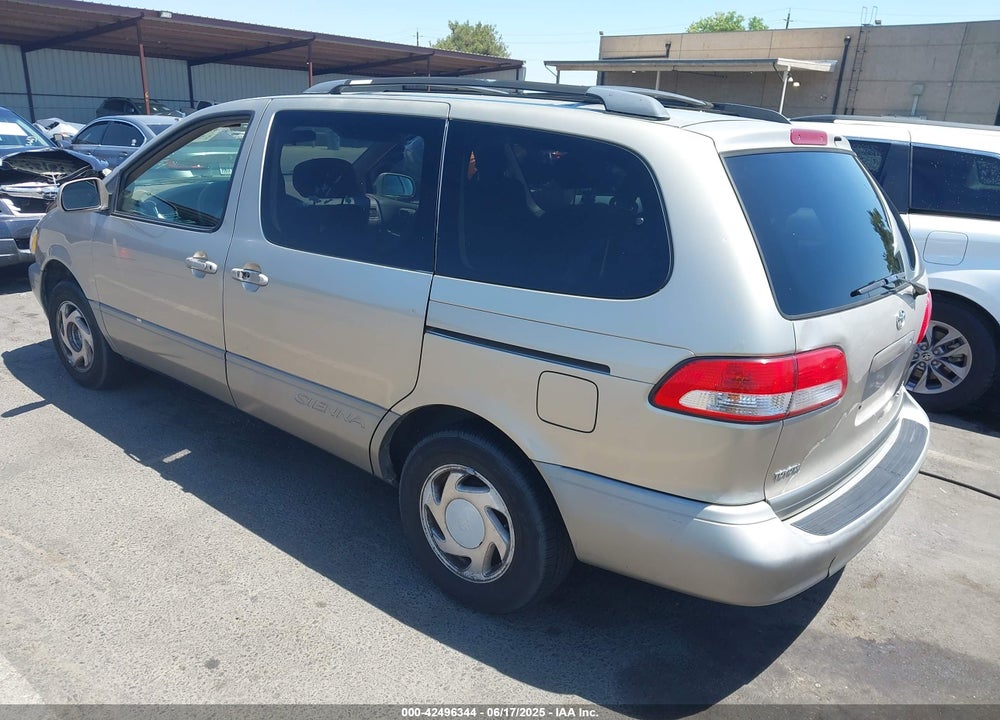 2001 TOYOTA SIENNA XLE VIN: 4T3ZF13CX1U351254