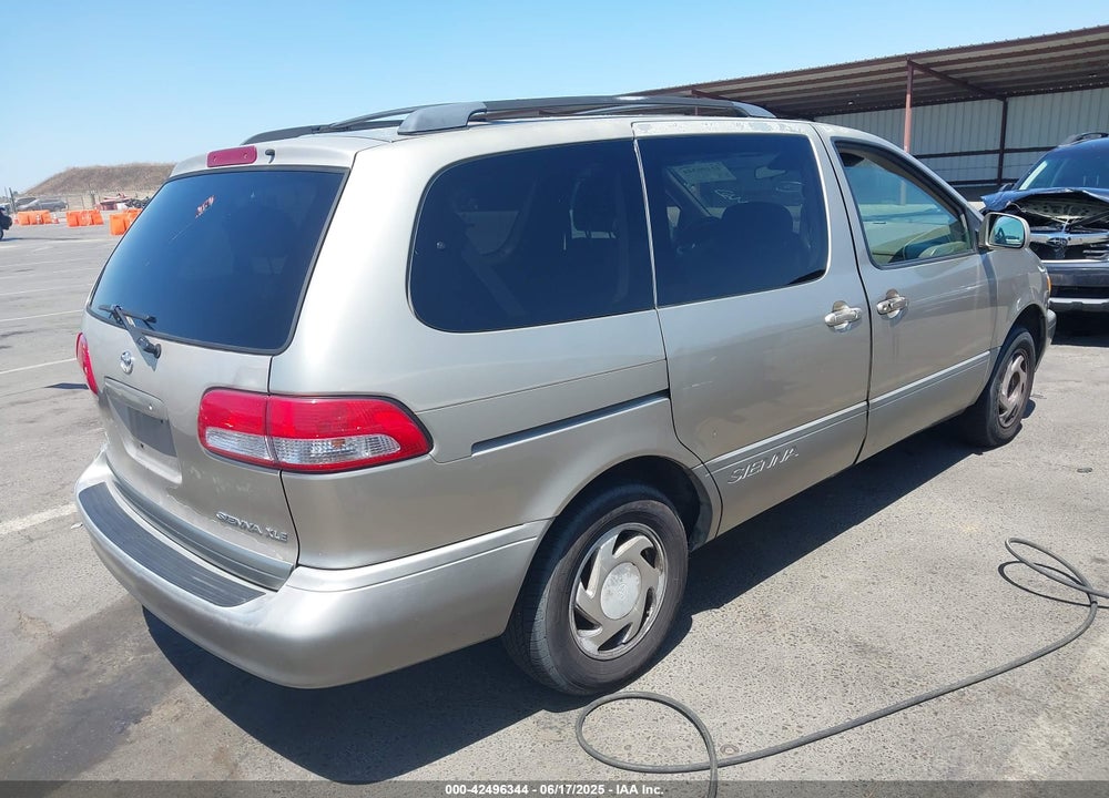 2001 TOYOTA SIENNA XLE VIN: 4T3ZF13CX1U351254