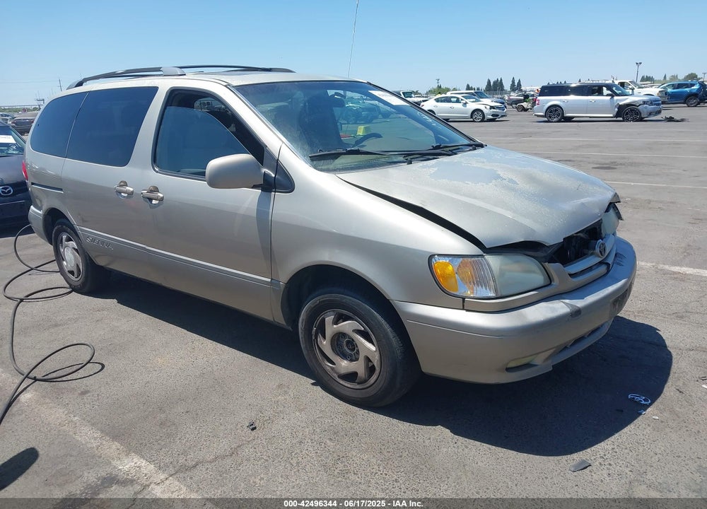 2001 TOYOTA SIENNA XLE VIN: 4T3ZF13CX1U351254