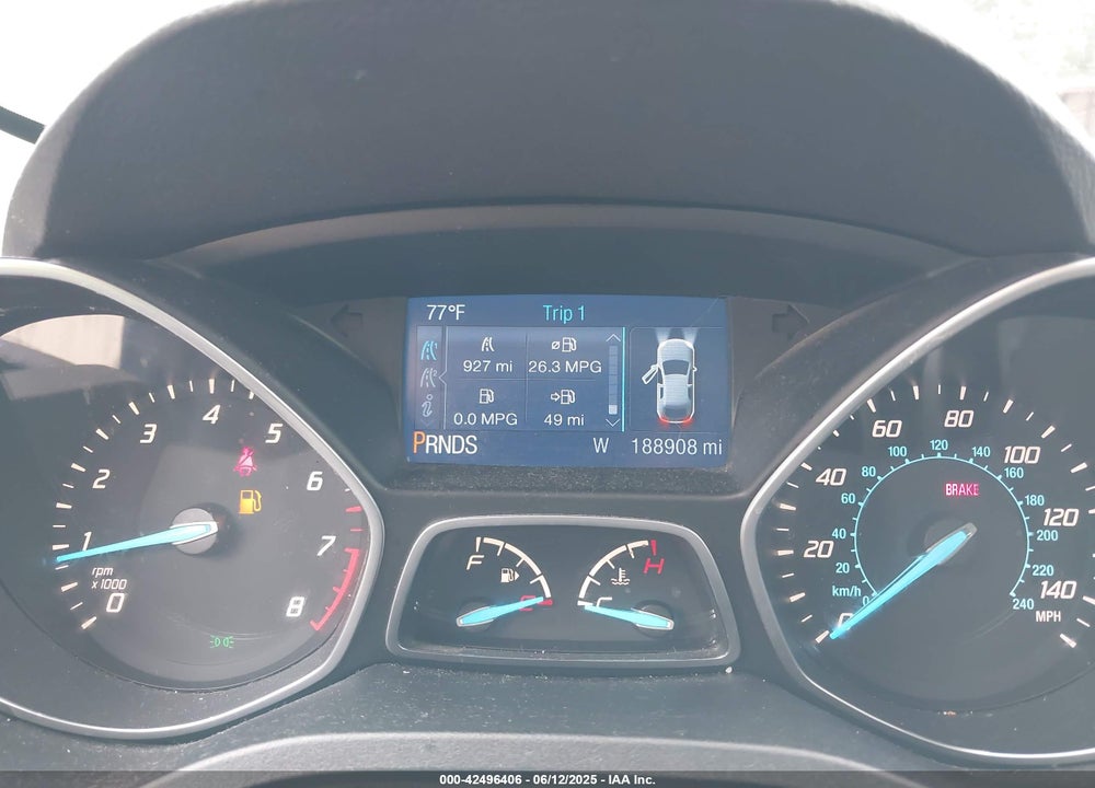 2014 FORD ESCAPE VIN: 1FMCU0F73EUC29631