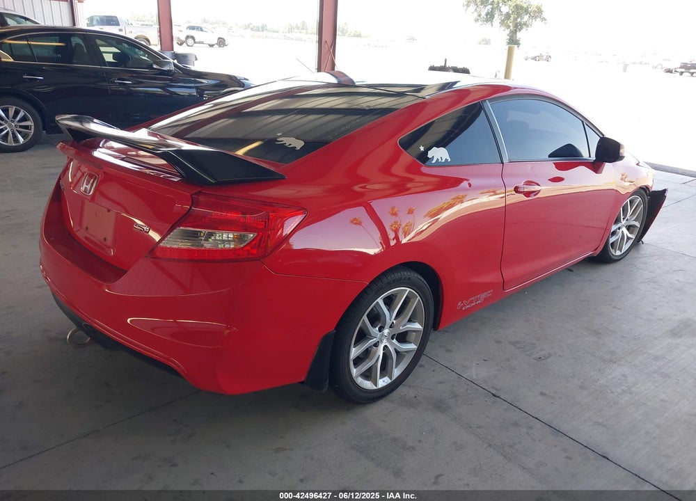 2012 HONDA CIVIC SI VIN: 2HGFG4A54CH709913