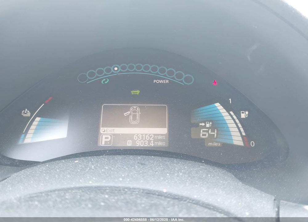 2017 NISSAN LEAF VIN: 1N4BZ0CP6HC307809