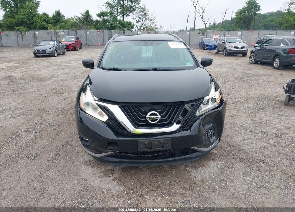 2016 NISSAN MURANO VIN: 5N1AZ2MH5GN165878