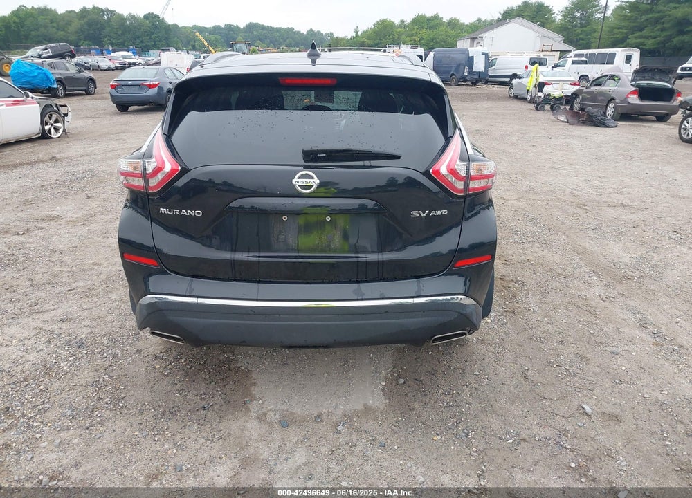 2016 NISSAN MURANO VIN: 5N1AZ2MH5GN165878