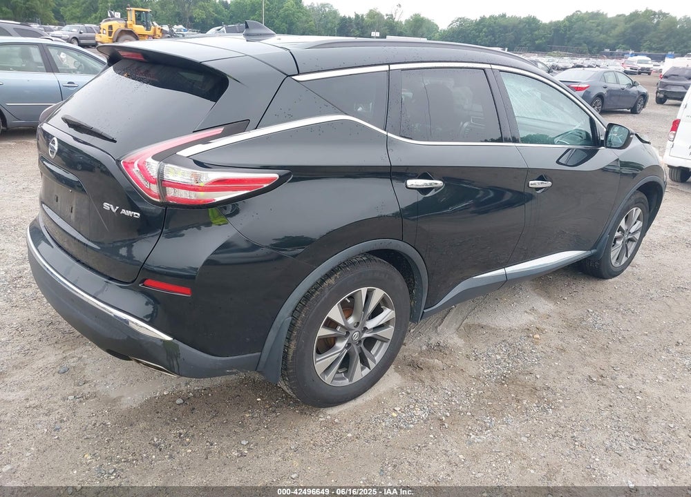 2016 NISSAN MURANO VIN: 5N1AZ2MH5GN165878