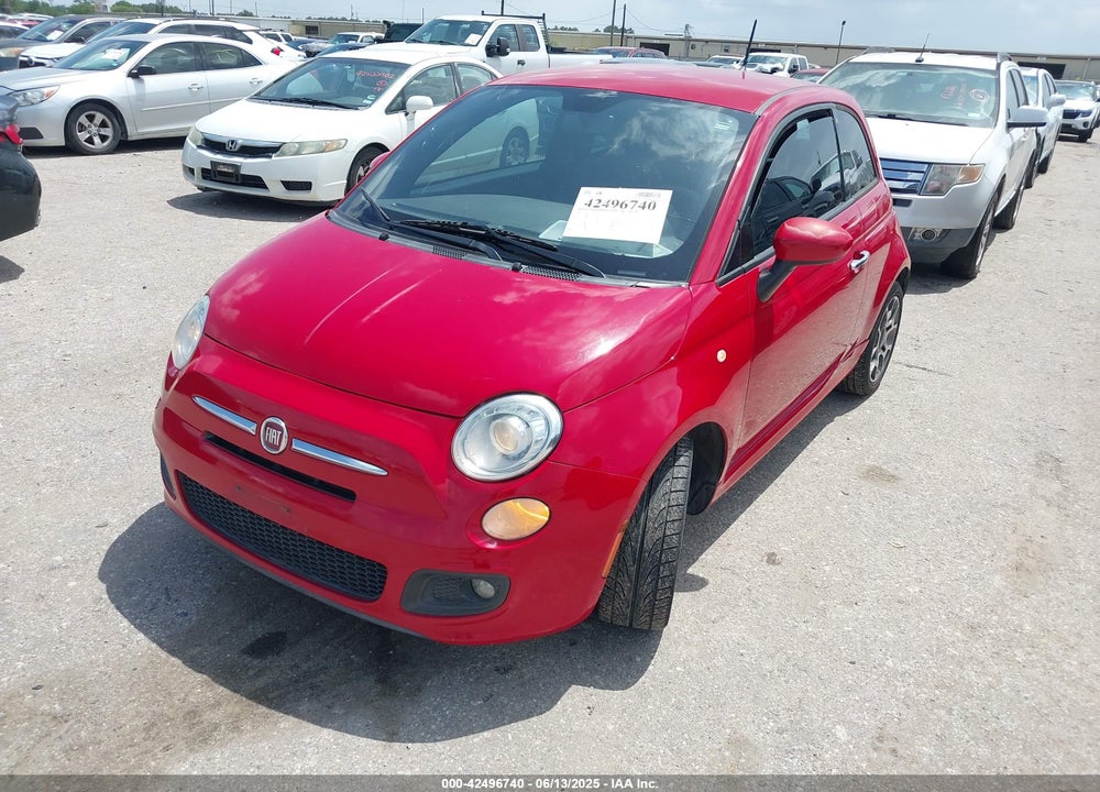 2013 FIAT 500 VIN: 3C3CFFBR3DT752928