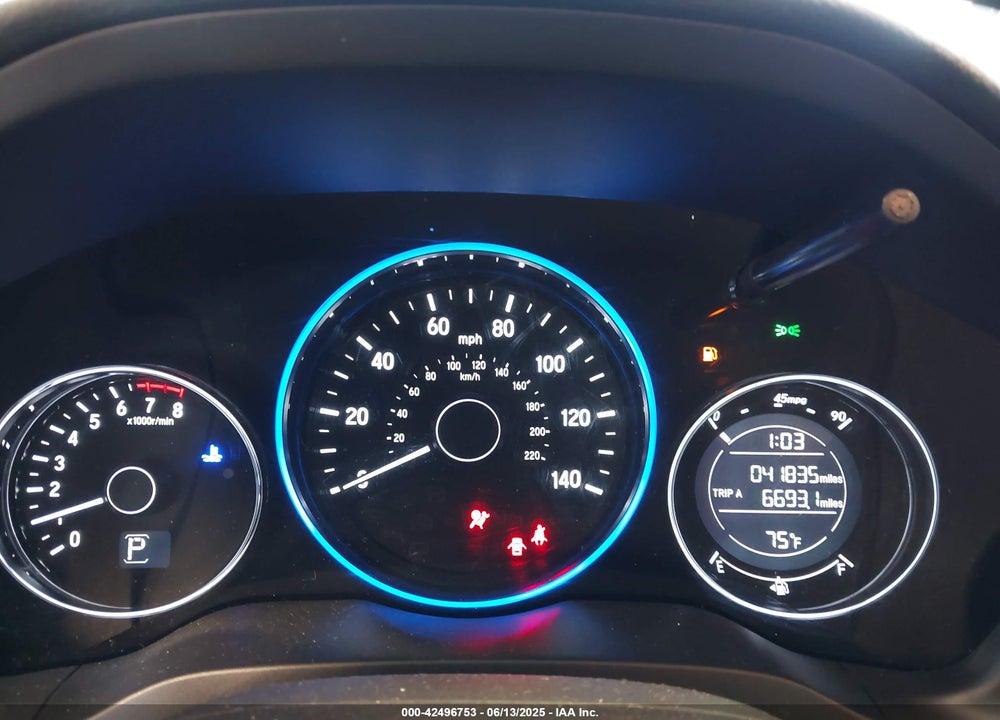 2018 HONDA HR-V VIN: 3CZRU6H75JM727563