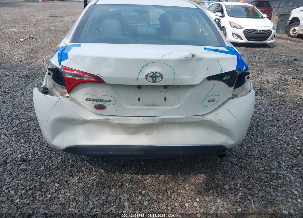 2015 TOYOTA COROLLA VIN: 2T1BURHE7FC422900