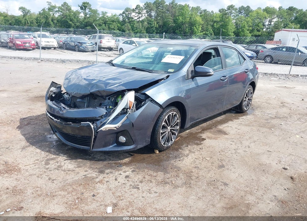 2015 TOYOTA COROLLA VIN: 2T1BURHE6FC431006