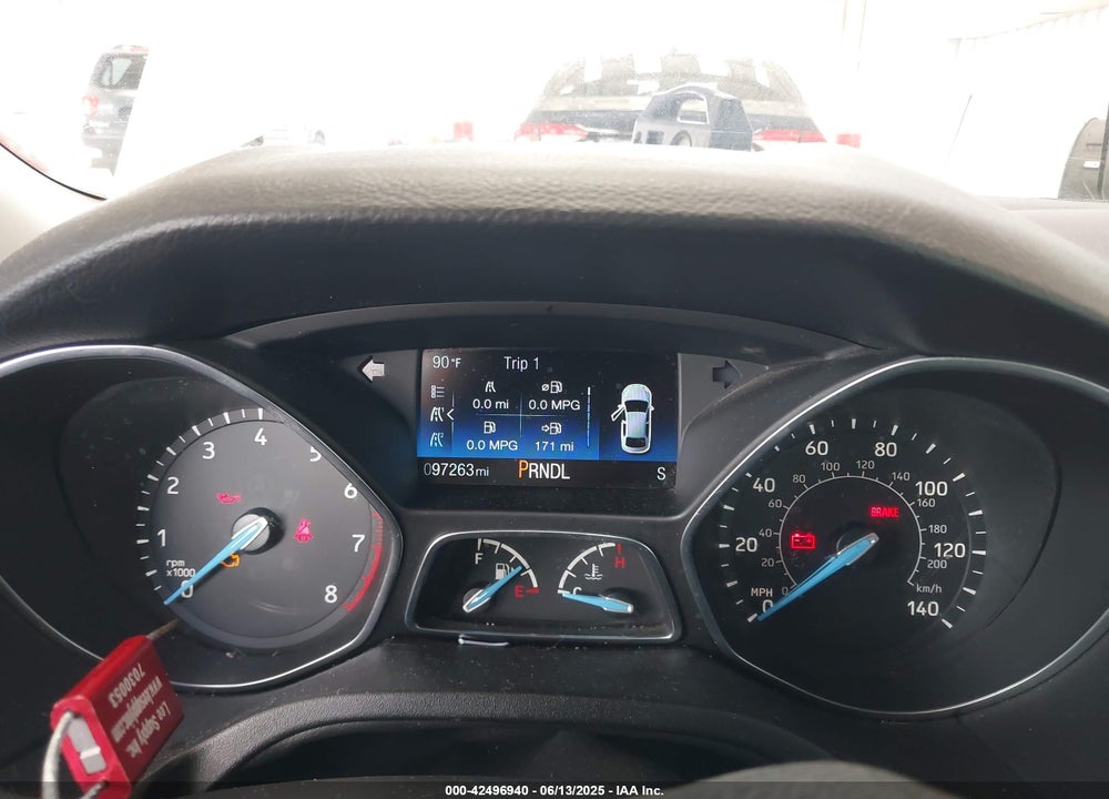 2017 FORD FOCUS VIN: 1FADP3F2XHL342823