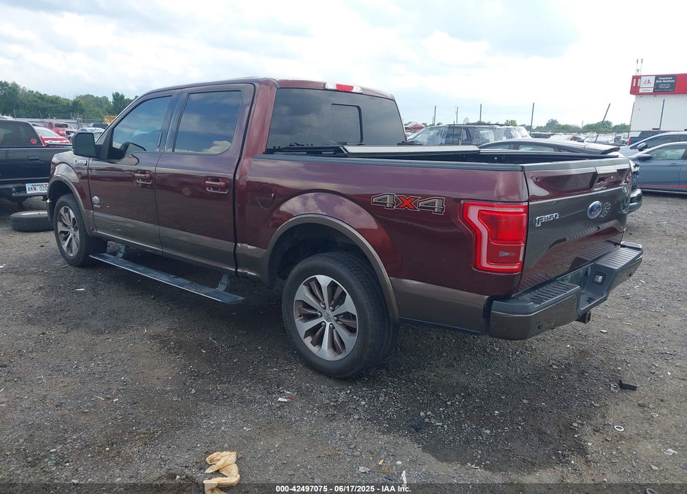 2015 FORD F-150 KING RANCH VIN: 1FTEW1EG4FFB61652