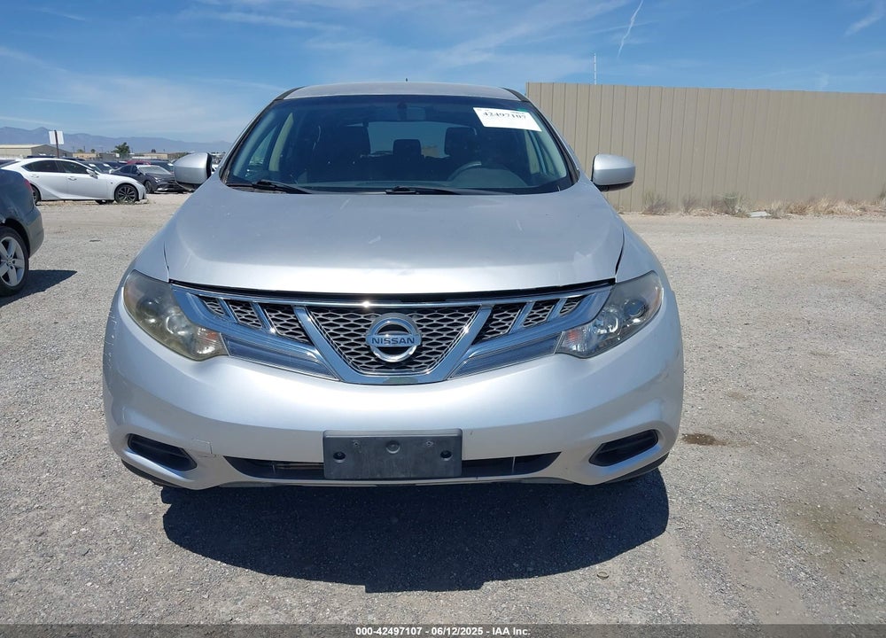 2012 NISSAN MURANO S VIN: JN8AZ1MUXCW100206