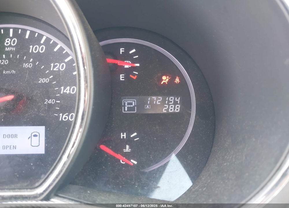 2012 NISSAN MURANO S VIN: JN8AZ1MUXCW100206