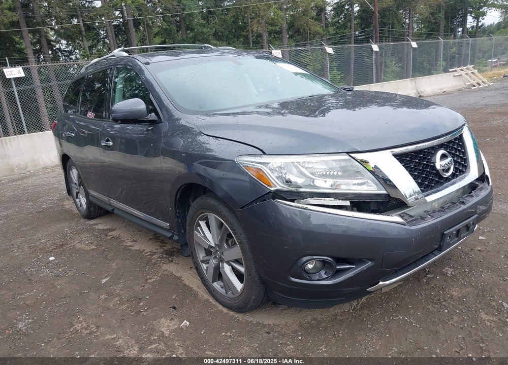 2013 NISSAN PATHFINDER PLATINUM VIN: 5N1AR2MM8DC611266