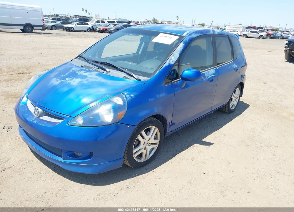 2007 HONDA FIT SPORT VIN: JHMGD38647S008483