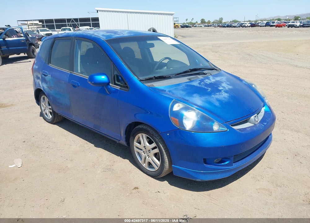2007 HONDA FIT SPORT VIN: JHMGD38647S008483