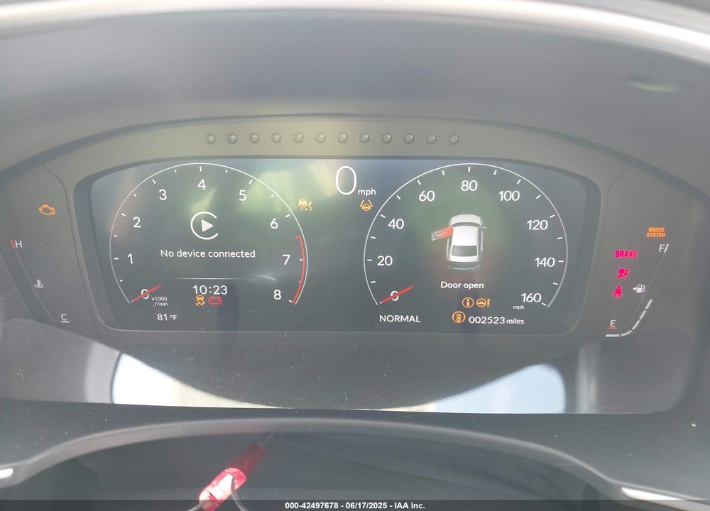 2025 HONDA CIVIC SI VIN: 2HGFE1E57SH475604