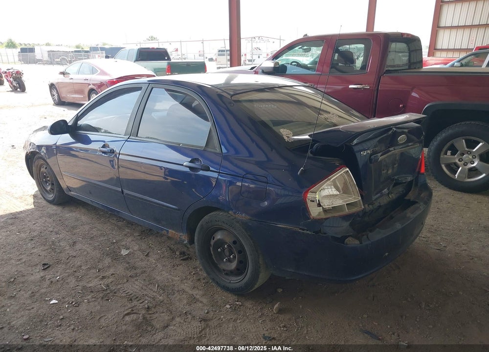2009 KIA SPECTRA EX VIN: KNAFE221795636313