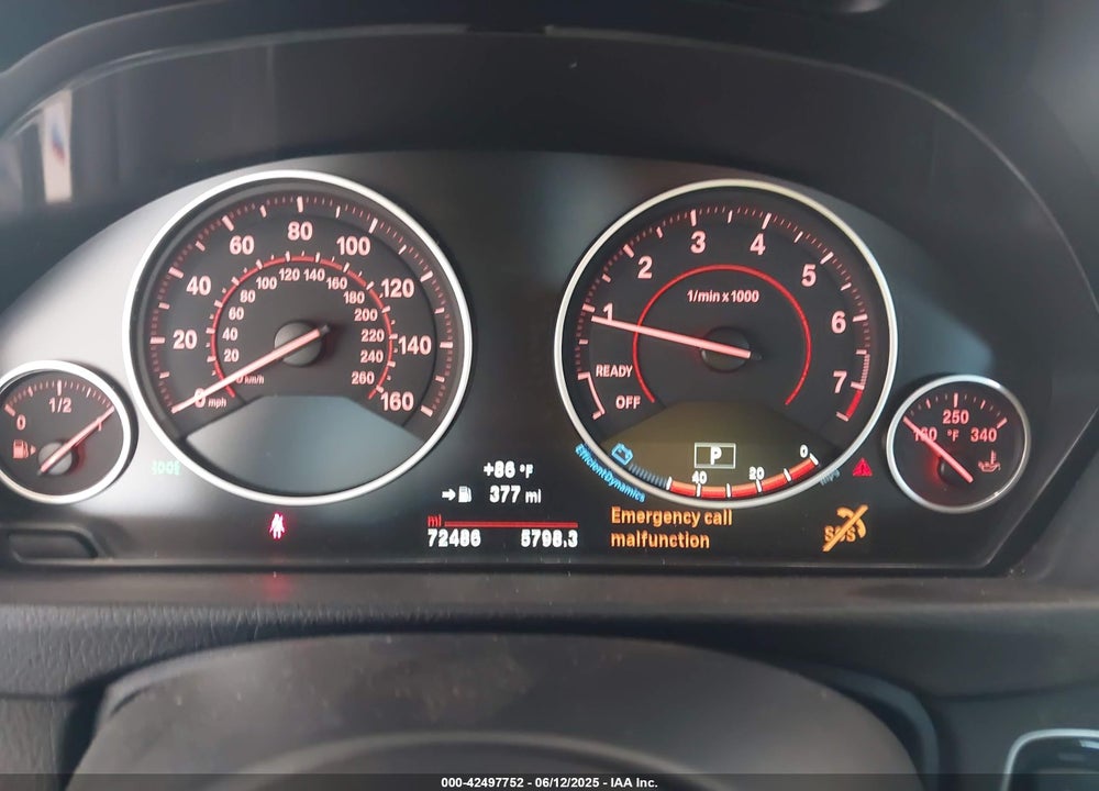 2017 BMW 340 VIN: WBA8B3G34HNU35873