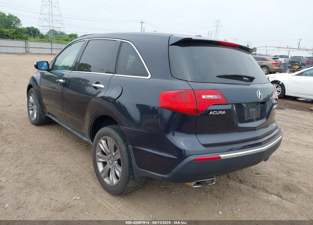 2011 ACURA MDX ADVANCE PACKAGE VIN: 2HNYD2H57BH543762
