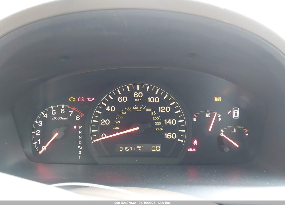2003 HONDA ACCORD 2.4 LX VIN: 1HGCM56323A020413
