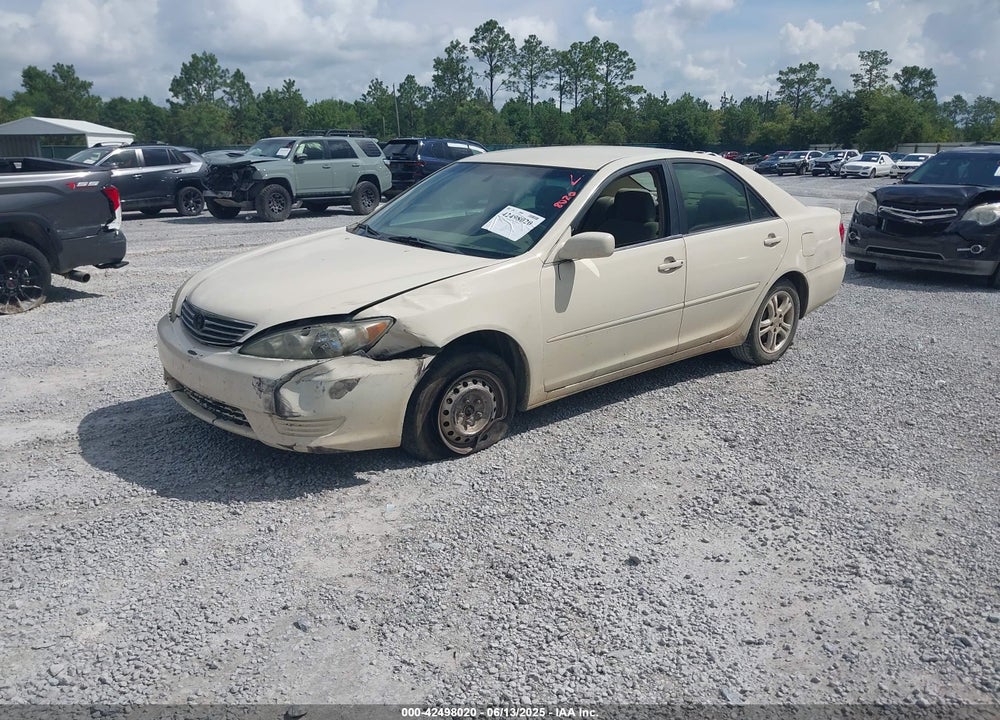 2005 TOYOTA CAMRY LE VIN: 4T1BE32K45U396066