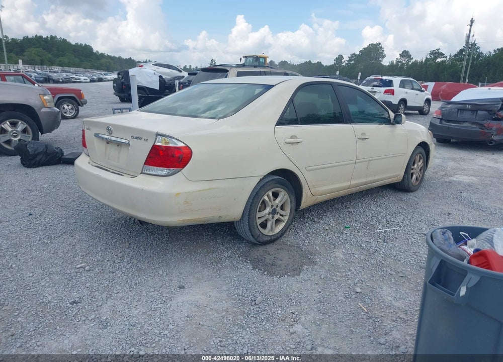 2005 TOYOTA CAMRY LE VIN: 4T1BE32K45U396066