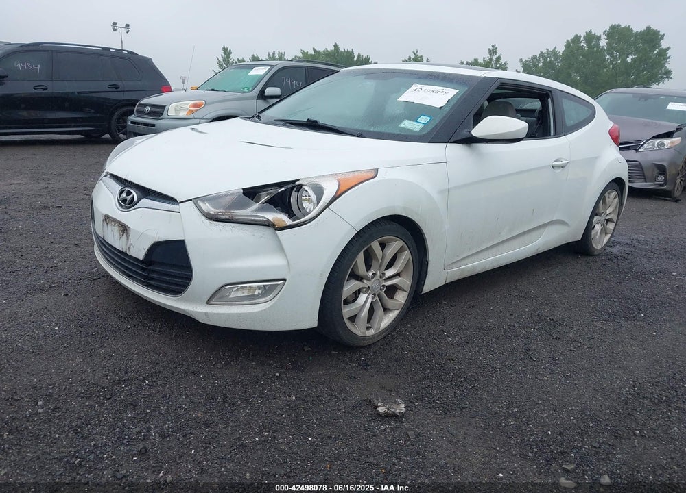 2013 HYUNDAI VELOSTER BASE W/GRAY VIN: KMHTC6AD5DU089115