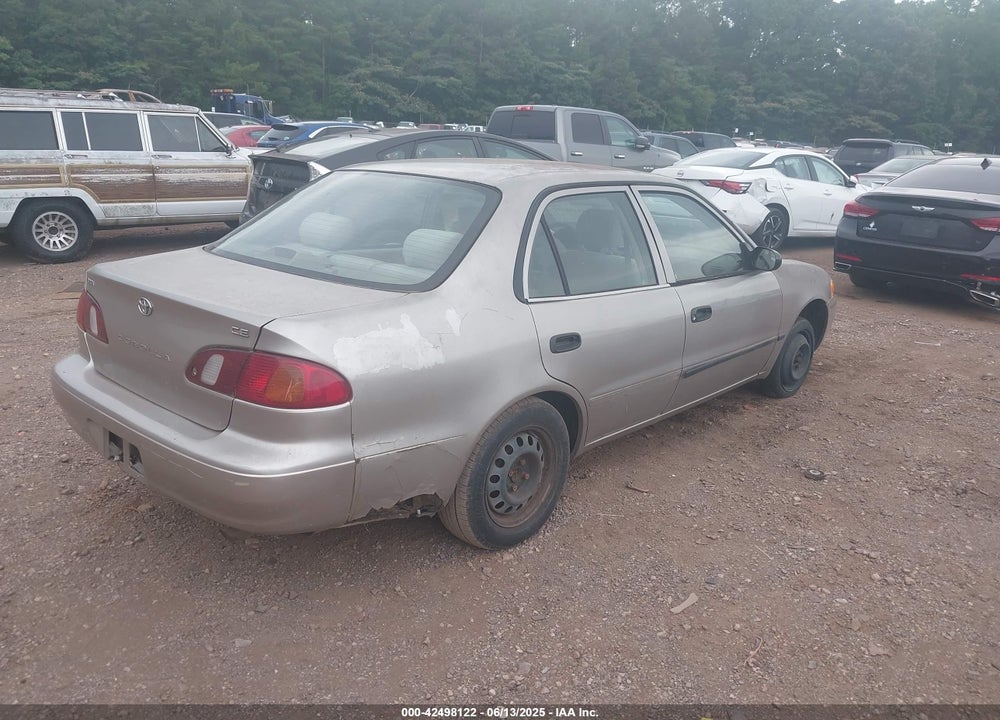 2000 TOYOTA COROLLA CE VIN: 2T1BR12E6YC318364