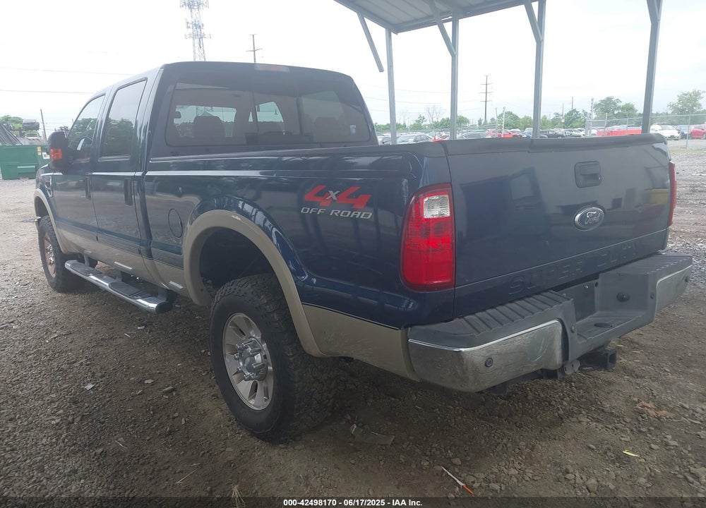 2008 FORD F-350 FX4/HARLEY-DAVIDSON/KING RANCH/LARIAT/XL/XLT VIN: 1FTWW31R68EA05869