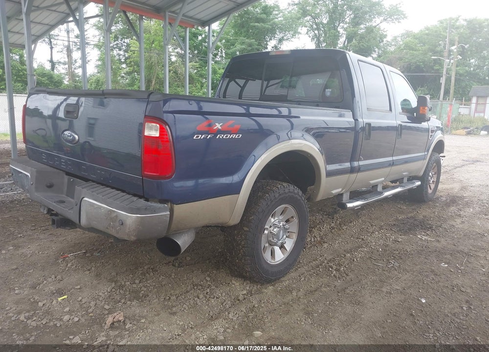2008 FORD F-350 FX4/HARLEY-DAVIDSON/KING RANCH/LARIAT/XL/XLT VIN: 1FTWW31R68EA05869