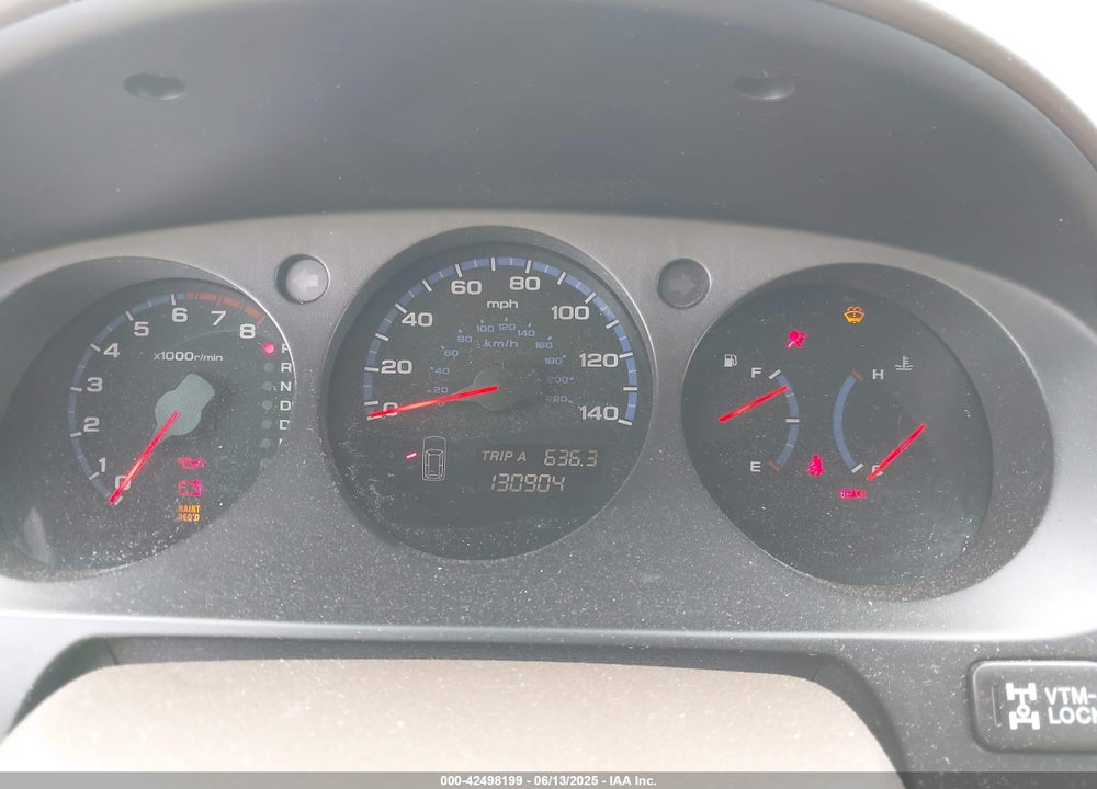 2004 ACURA MDX VIN: 2HNYD18284H542977