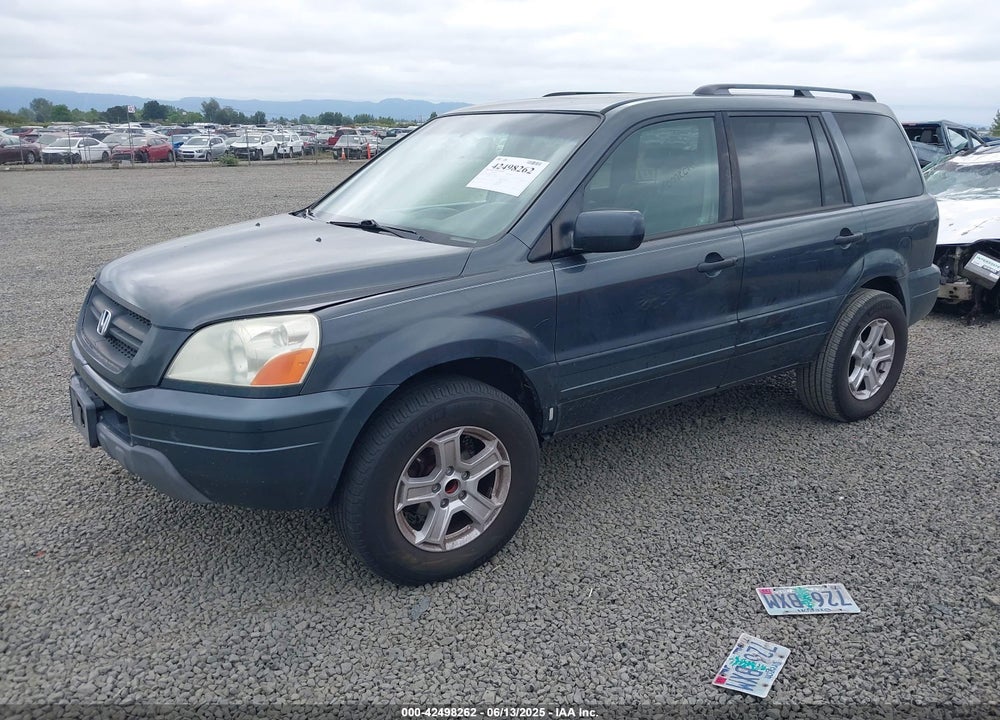 2005 HONDA PILOT EX-L VIN: 2HKYF18685H565316