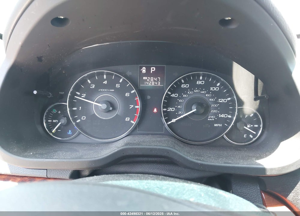 2012 SUBARU OUTBACK 2.5I LIMITED VIN: 4S4BRBJC5C3243434