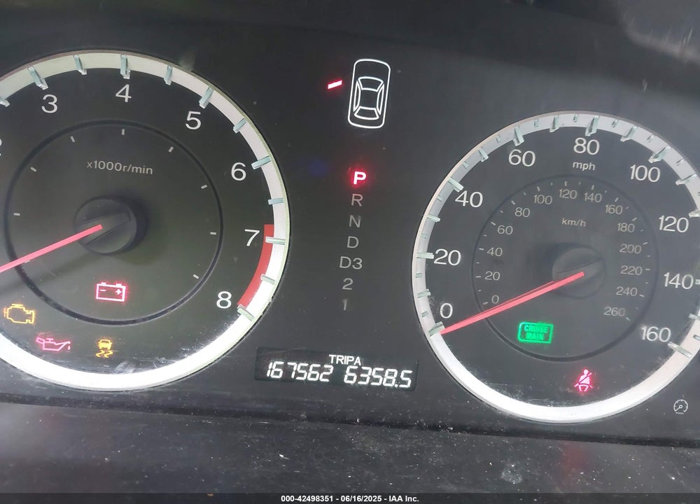 2012 HONDA ACCORD VIN: 1HGCP2F44CA204119