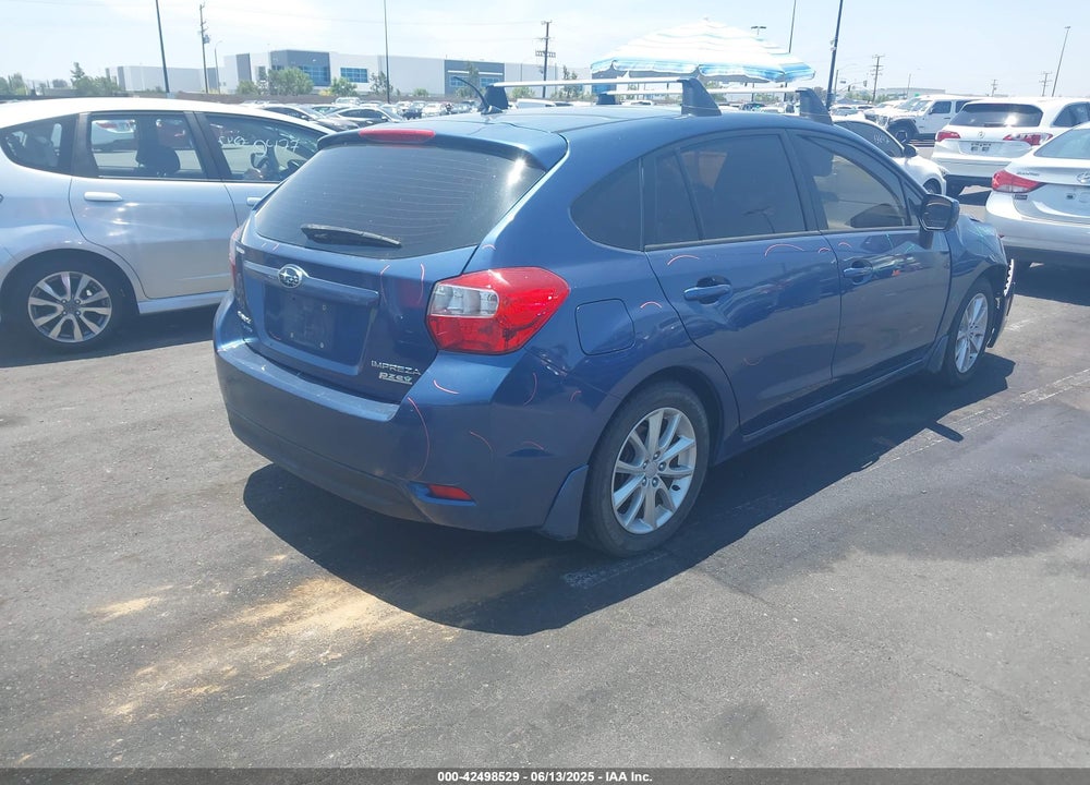 2012 SUBARU IMPREZA 2.0I PREMIUM VIN: JF1GPAB62CH245489