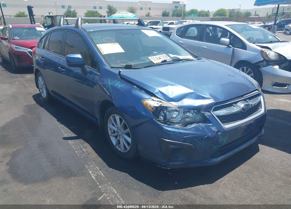 2012 SUBARU IMPREZA 2.0I PREMIUM VIN: JF1GPAB62CH245489