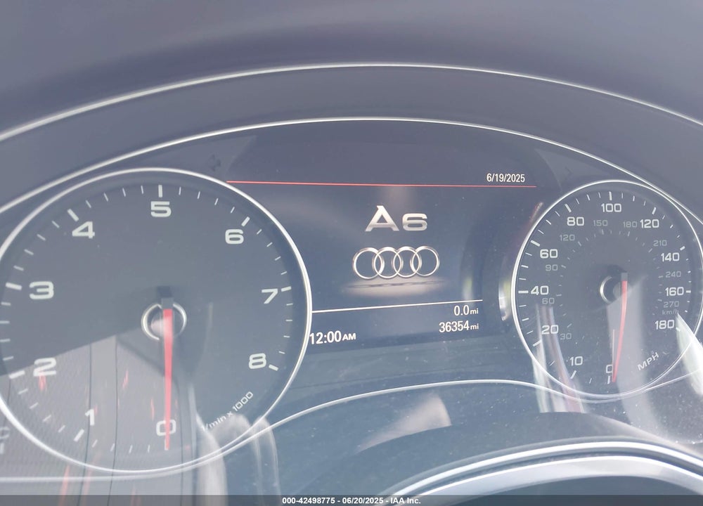 2014 AUDI A6 3.0T PREMIUM PLUS VIN: WAUFGAFC6EN077234