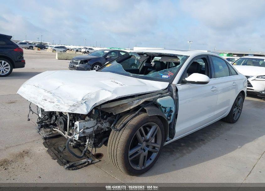 2014 AUDI A6 3.0T PREMIUM PLUS VIN: WAUFGAFC6EN077234
