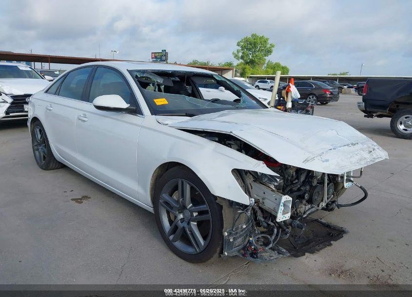 2014 AUDI A6 3.0T PREMIUM PLUS VIN: WAUFGAFC6EN077234
