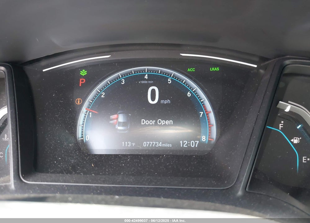 2020 HONDA CIVIC VIN: 2HGFC2F66LH509505