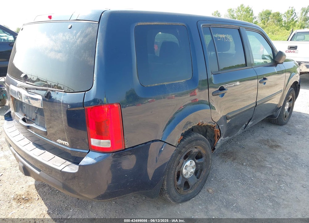 2012 HONDA PILOT VIN: 5FNYF4H26CB039826